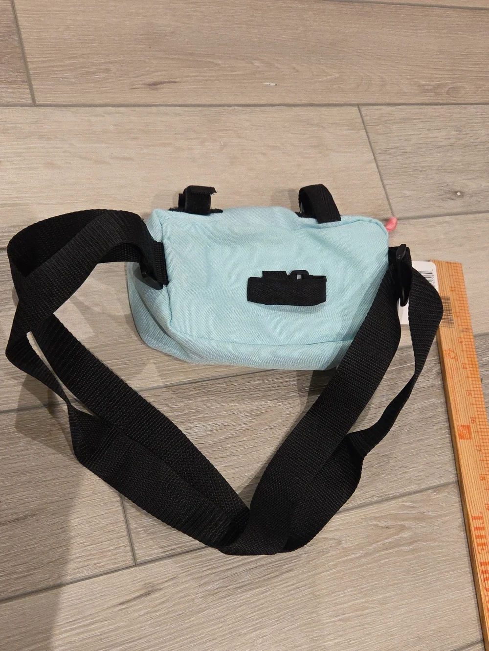 Kids Pastel Stripe Fanny Pack  Mini Crossbody Bag - Light Blue, Purple & Pink